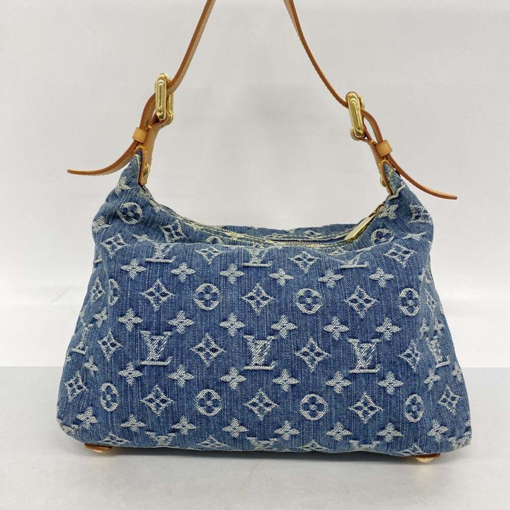 Louis Vuitton Monogram Denim Baggy PM Shoulder Bag M95049 Blue Women's P2591553 - Picture 12 of 12